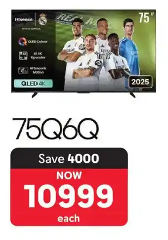 Makro Hisense 75" QLED 4K Smart TV offer