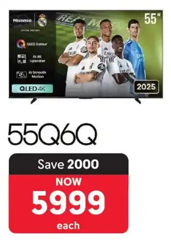 Makro Hisense 55" QLED 4K Smart TV offer