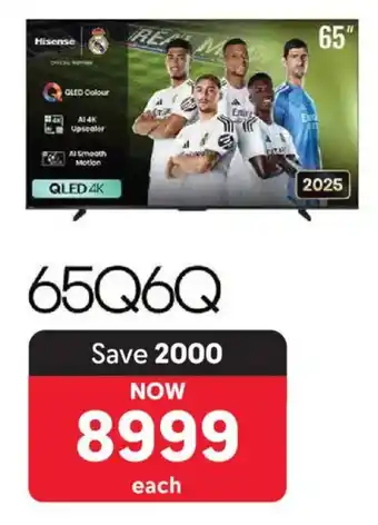 Makro Hisense 65" QLED 4K Smart TV offer