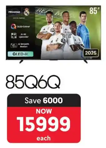 Makro Hisense 85" QLED 4K Smart TV offer