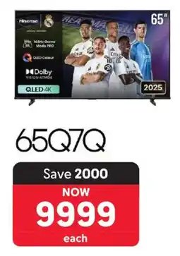 Makro Hisense 65" QLED 4K 144Hz Smart TV offer