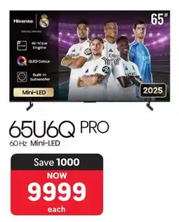 Makro Hisense 65" 60 Hz Mini-LED TV offer