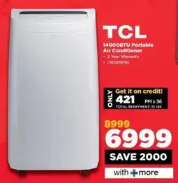 HiFi Corp TCL 14000BTU Portable Air Conditioner offer