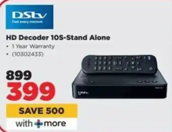 HiFi Corp DStv HD Decoder 10S-Stand Alone offer