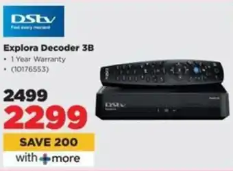HiFi Corp DStv Explora Decoder 3B offer