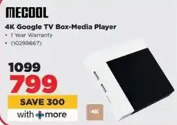 HiFi Corp Mecool 4K Google TV Box-Media Player offer