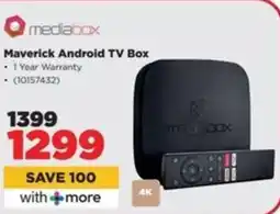 HiFi Corp Mediabox Maverick Android TV Box offer