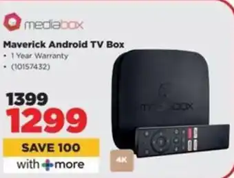 HiFi Corp Mediabox Maverick Android TV Box offer