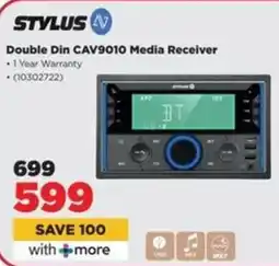 HiFi Corp Stylus Double Din CAV9010 Media Receiver offer