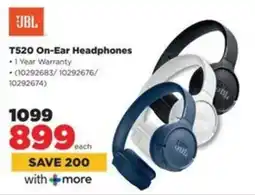 HiFi Corp JBL T520 On-Ear Headphones offer