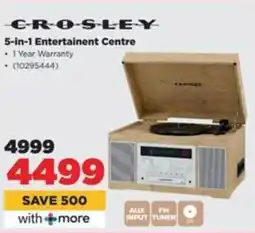 HiFi Corp CROSLEY 5-in-1 Entertainent Centre offer