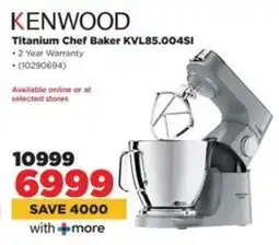 HiFi Corp KENWOOD Titanium Chef Baker KVL85.004SI offer