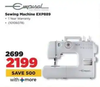 HiFi Corp Empisal Sewing Machine EXP889 offer