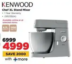 HiFi Corp KENWOOD Chef XL Stand Mixer offer