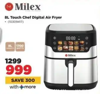 HiFi Corp Milex Touch Chef Digital Air Fryer offer