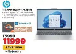 HiFi Corp HP 15s AMD Ryzen 7 Laptop offer
