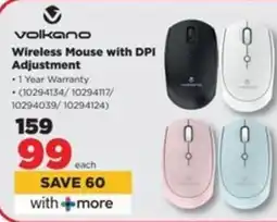 HiFi Corp Volkano Wireless Mouse with DPI Adjustment offer