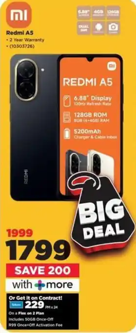 HiFi Corp Xiaomi Redmi A5 offer