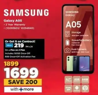 HiFi Corp SAMSUNG Galaxy A05 offer