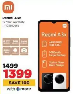 HiFi Corp Xiaomi Redmi A3x offer