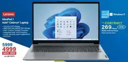 Incredible Connection Lenovo IdeaPad 1 Intel Celeron Laptop offer