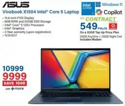 Incredible Connection ASUS Vivobook X1504 Intel Core 5 Laptop offer