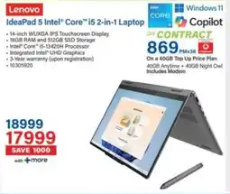 Incredible Connection Lenovo IdeaPad 5 Intel Core i5 2-in-1 Laptop offer
