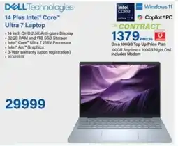 Incredible Connection DELL 14 Plus Intel Core Ultra 7 Laptop offer