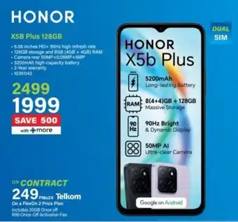 Incredible Connection Honor X5B Plus 128GB offer