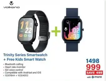Incredible Connection Volkano Trinity Series Smartwatch + Free Kids Smart Watch offer