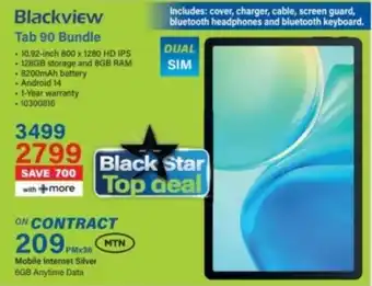 Incredible Connection Blackview Tab 90 Bundle offer