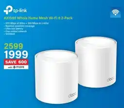 Incredible Connection Tp-link AX1500 Whole Home Mesh Wi-Fi 6 offer