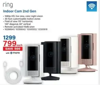 Incredible Connection Ring Indoor Cam 2nd Gen offer