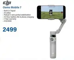 Incredible Connection Dji Osmo Mobile 7 offer