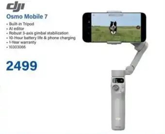 Incredible Connection Dji Osmo Mobile 7 offer