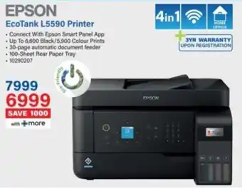 Incredible Connection EPSON EcoTank L5590 Printer offer