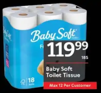 Oxford Freshmarket Baby Soft Toilet Tissue offer