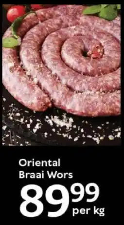 Oxford Freshmarket Oriental Braai Wors offer