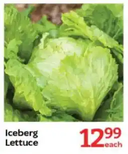 Oxford Freshmarket Iceberg Lettuce offer