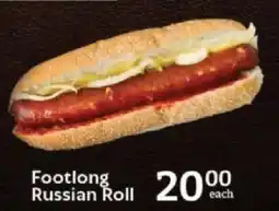 Oxford Freshmarket Footlong Russian Roll offer