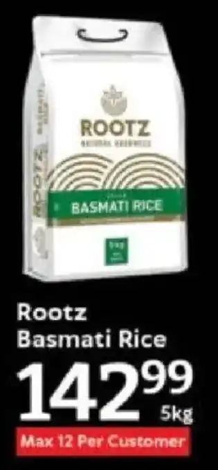 Oxford Freshmarket Rootz Basmati Rice offer