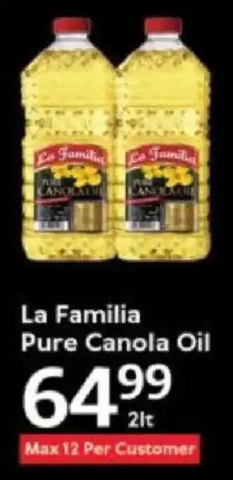 Oxford Freshmarket La Familia Pure Canola Oil offer
