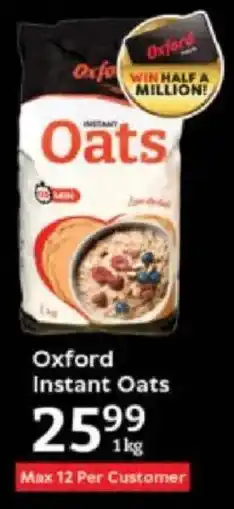 Oxford Freshmarket Oxford Instant Oats offer