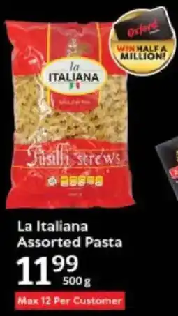 Oxford Freshmarket La Italiana Assorted Pasta offer