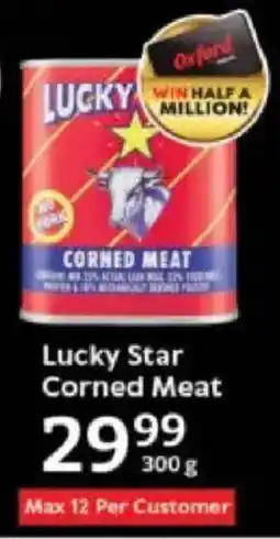 Oxford Freshmarket Lucky Star Corned Meat offer