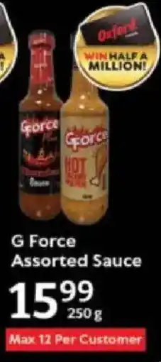 Oxford Freshmarket G Force Assorted Sauce offer