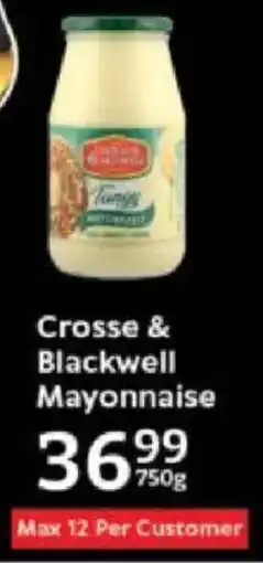 Oxford Freshmarket Crosse & Blackwell Mayonnaise offer