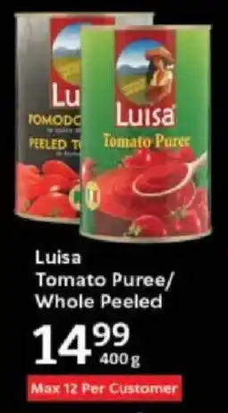 Oxford Freshmarket Luisa Tomato Puree/ Whole Peeled offer
