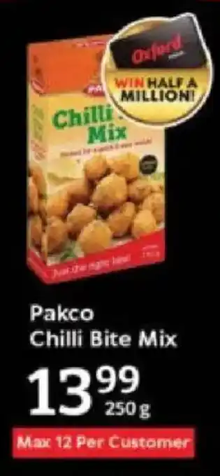 Oxford Freshmarket Pakco Chilli Bite Mix offer