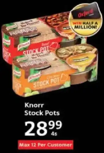 Oxford Freshmarket Knorr Stock Pots offer